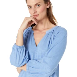 Lilla P Flame Modal 3/4 Sleeve Shirred Raglan Dress -Cheap Styleocity Store 81d4kqUgilL