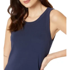 Michael Stars Eliza 1X1 Cotton Wide Binding Tank Dress -Cheap Styleocity Store 81dG7Jy2QOL