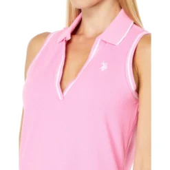 U.S. POLO ASSN. Sleeveless Split-Neck Polo Dress -Cheap Styleocity Store 81dzrcSBsL