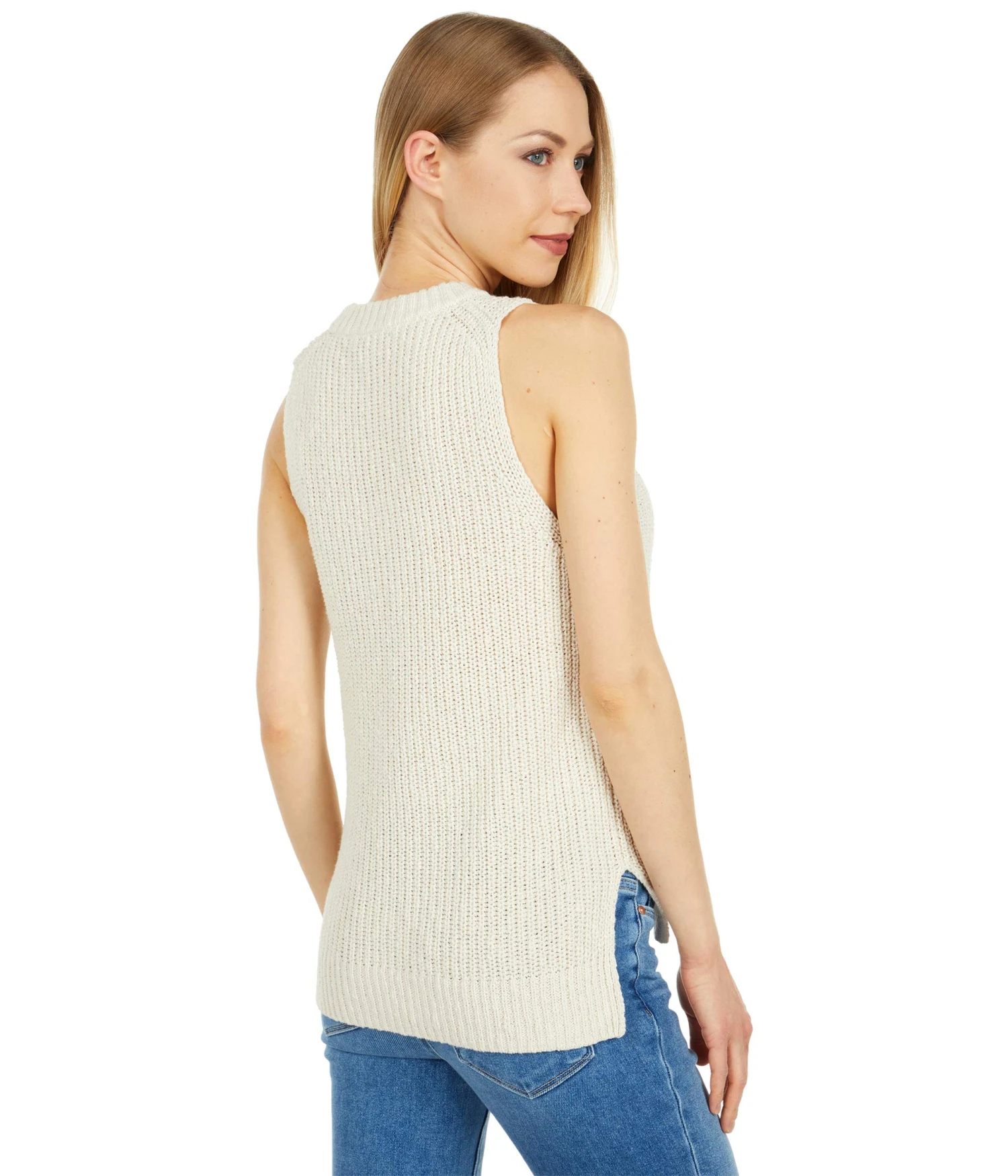 Madewell Crew Neck Sweater Tank 2 Madewell Crew Neck Sweater Tank - Image 2
