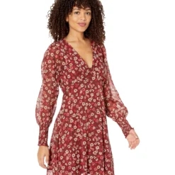 BCBGeneration Deep V-Neck Skater Dress - W1WX5D21