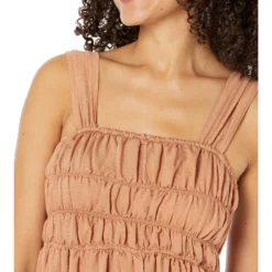 MOON RIVER Midi Dress With Embroidery Eyelet Detail -Cheap Styleocity Store 9114TTT57dL