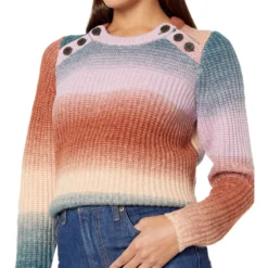 Madewell Space-Dyed Button-Shoulder Pullover Sweater -Cheap Styleocity Store 9171nDmGFiL