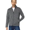 Johnston & Murphy Marled Rib Full Zip