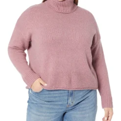 Madewell Plus Corsica Stitch Mix Turtleneck