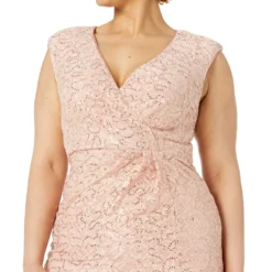 Vince Camuto V-Neck Wrap Top With Side Front Slit Skirt -Cheap Styleocity Store 91YLpNzJycL