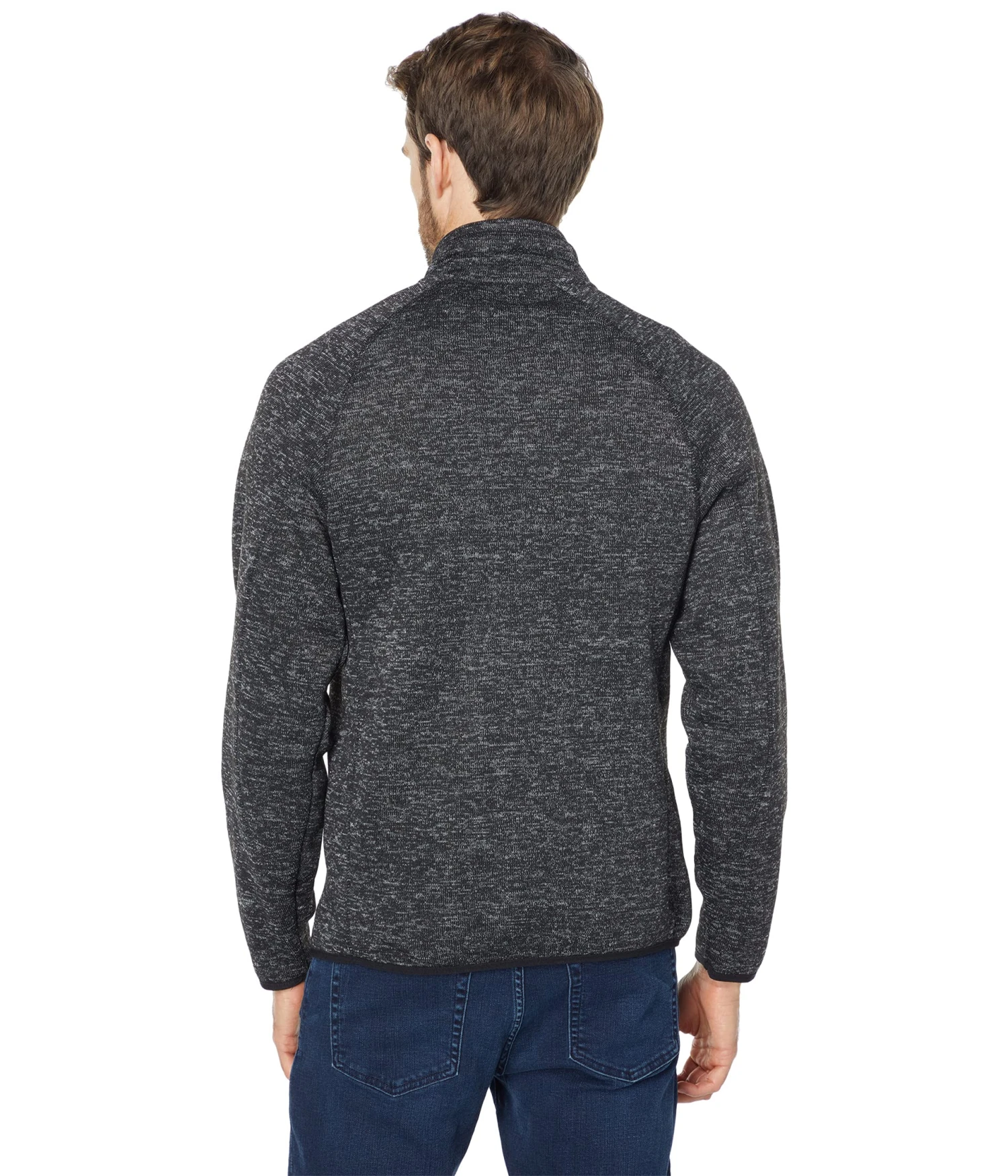 U.S. POLO ASSN. Space Dye Zip Front Sweater Fleece 2 U.S. POLO ASSN. Space Dye Zip Front Sweater Fleece - Image 2