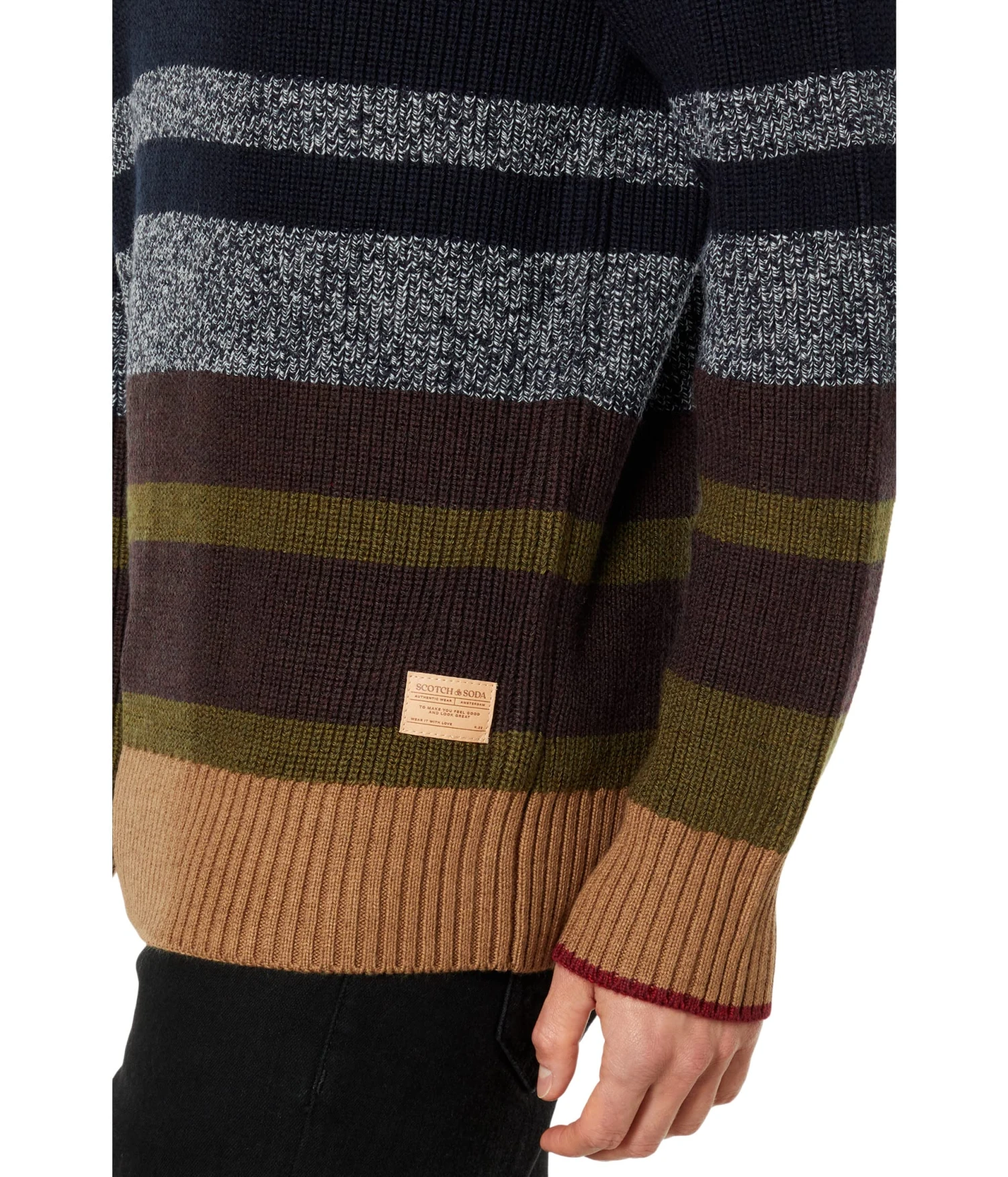Scotch & Soda Speckled Wool-Blend Pullover 3 Scotch & Soda Speckled Wool-Blend Pullover - Image 3