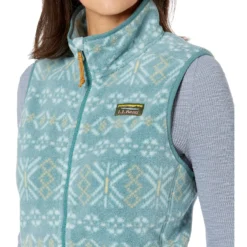 L.L.Bean Mountain Classic Fleece Vest Print -Cheap Styleocity Store 91ycAxoJD L